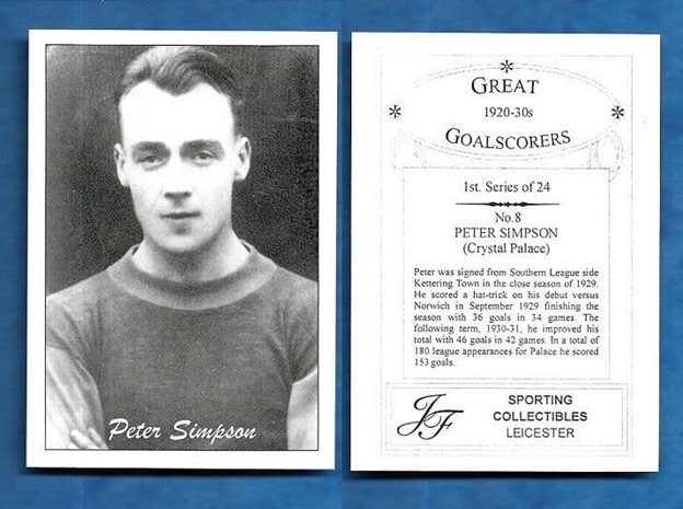 ปีเตอร์ ซิมสันส์ 1929-1935