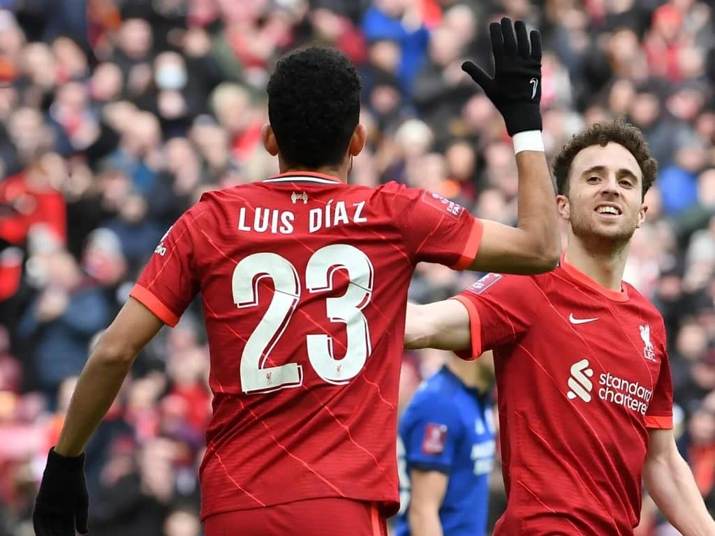 หลุยส์ ดิอาซ และ ดิโอโก โชตา ลิเวอร์พูล